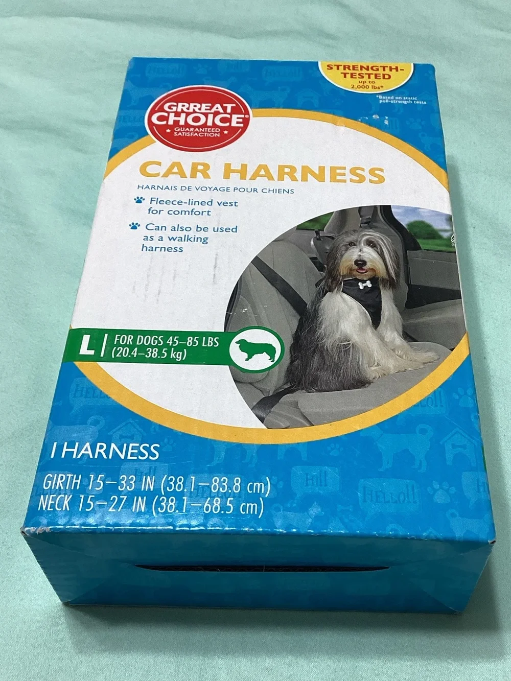Greeat Choice Pet Car Harness Size Large